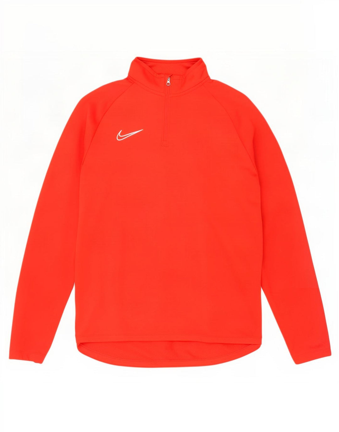 Nike Herre Dri Fit Pullover med lynlås-hals træningsdragt Top Stor rød farveblok