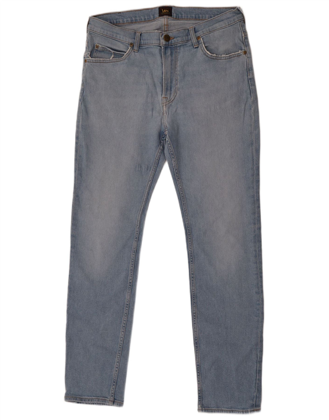 Lee Herre Rider Slim Jeans W34 L32 Blå Bomuld
