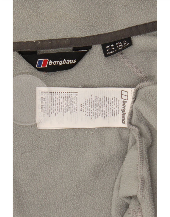 BERGHAUS Fleecejakke til kvinder UK 16 Stor grå polyester
