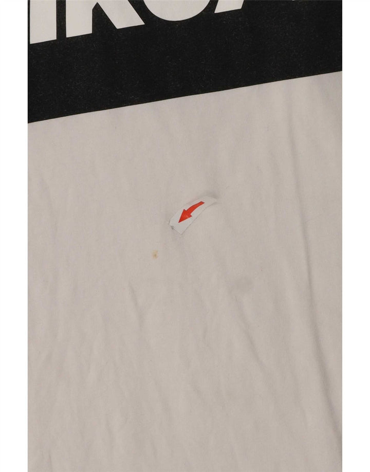 Nike Herre Grafisk Vest Top 2XL Hvid Colourblock Bomuld