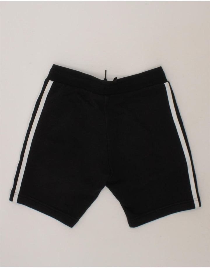 ADIDAS Boys Sport Shorts 7-8 Years  Black Cotton Vintage Adidas and Second-Hand Adidas from Messina Hembry 