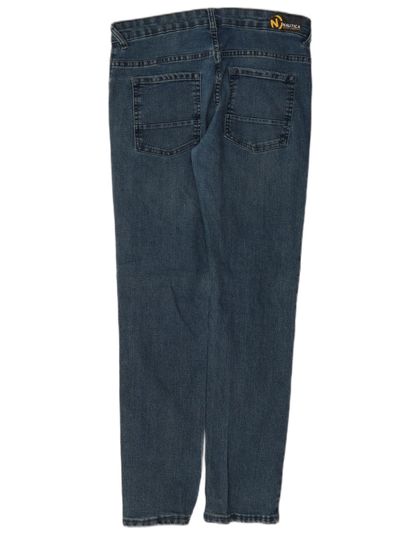 Nautica Womens Straight Jeans US 18 2XL W36 L30 Blue Cotton