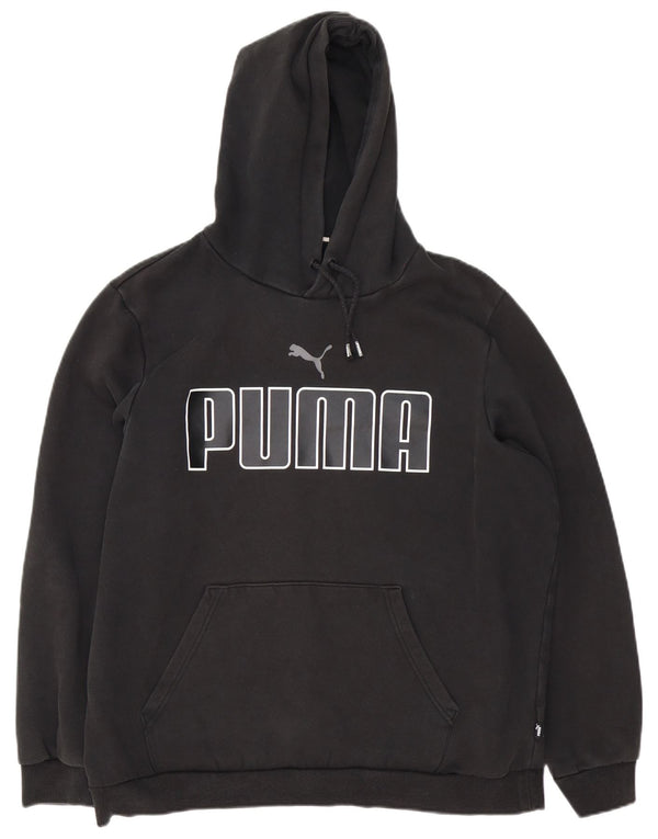 Puma Grafisk hættetrøje til mænd XL sort bomuld