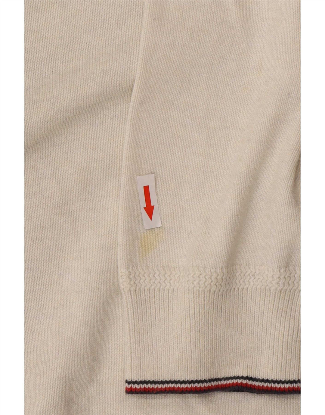 Tommy Hilfiger Herre Zip Neck Jumper Sweater Stor Grå Bomuld