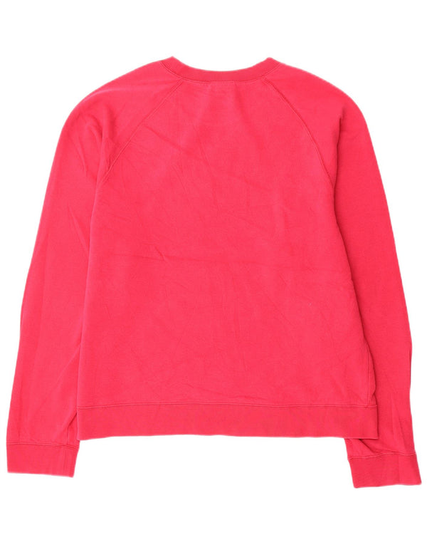 Nike Dame Sweatshirt Jumper US 16/18 XL Pink Bomuld