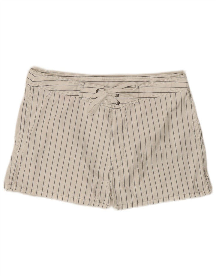 Sundek Herre badeshorts Medium Hvid Stribet Polyester