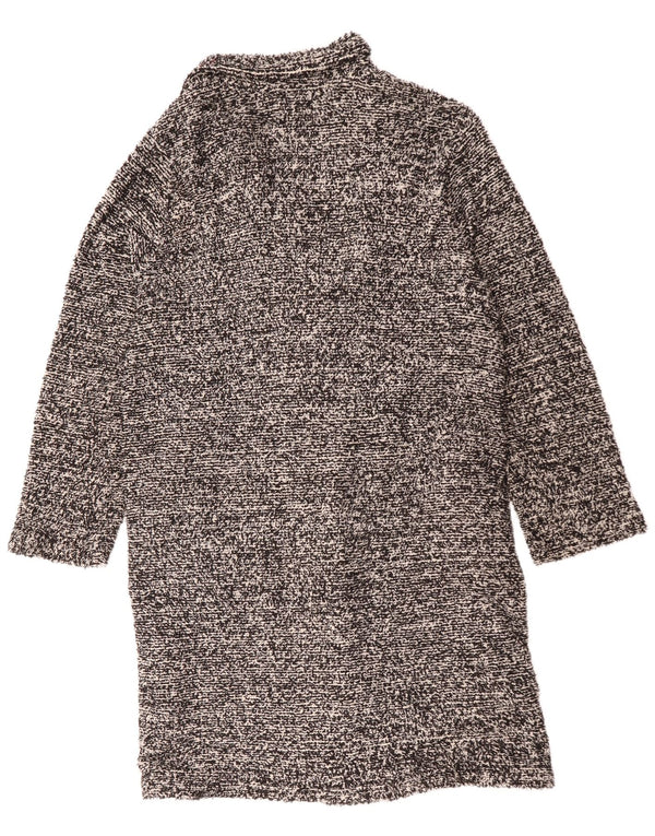 MARKS & SPENCER Kvinder Autograph Oversized Overfrakke UK 18 XL Grå Flecked