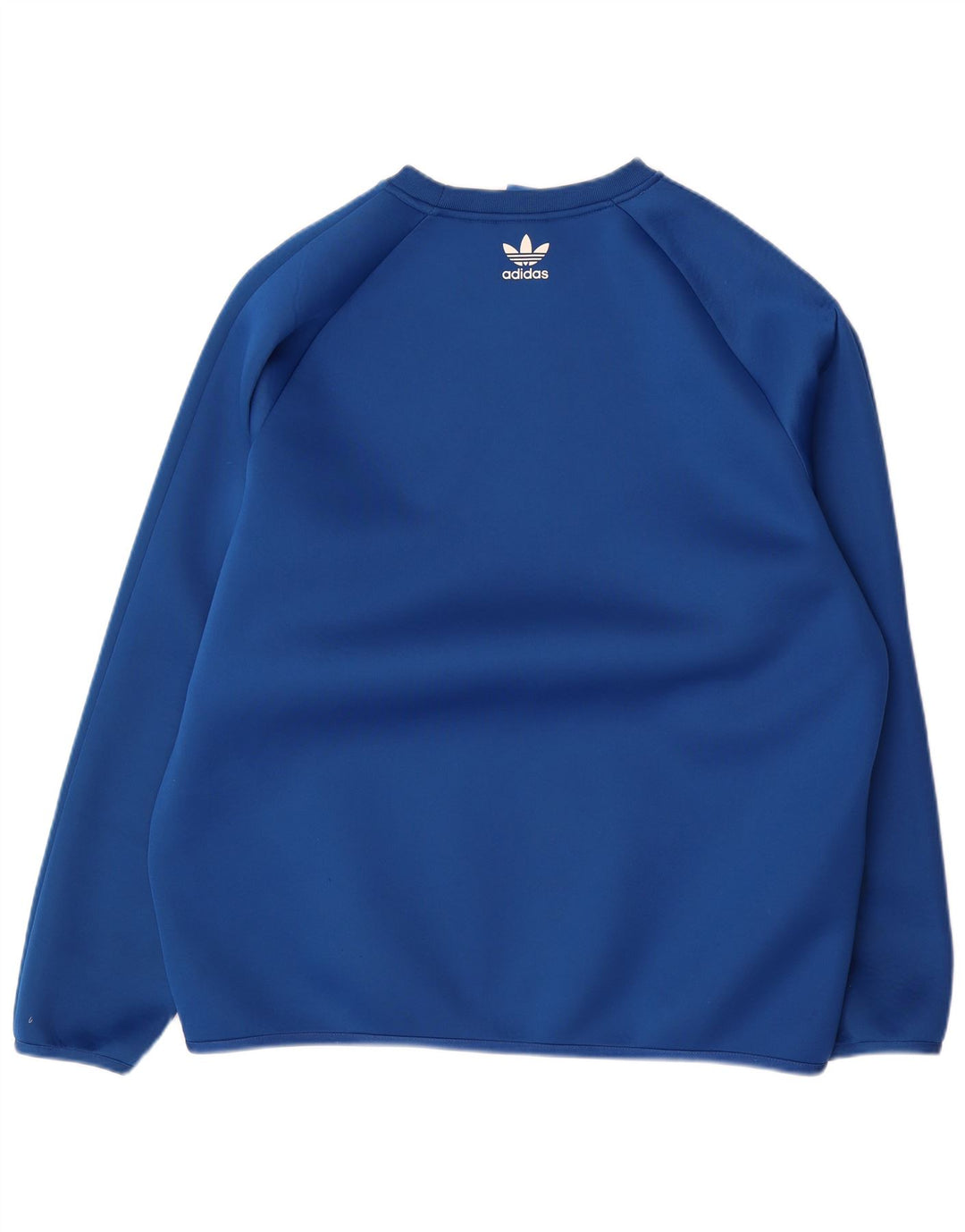 ADIDAS grafisk sweatshirt til mænd XL Blå Colourblock Polyester
