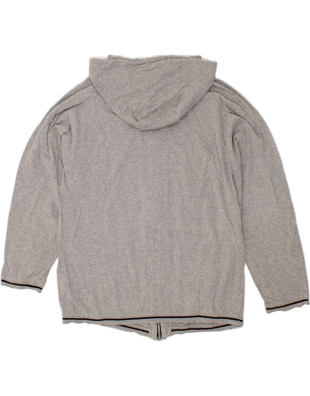 ASICS Mens Zip Hoodie Sweater Medium Grey Cotton Vintage Asics and Second-Hand Asics from Messina Hembry 