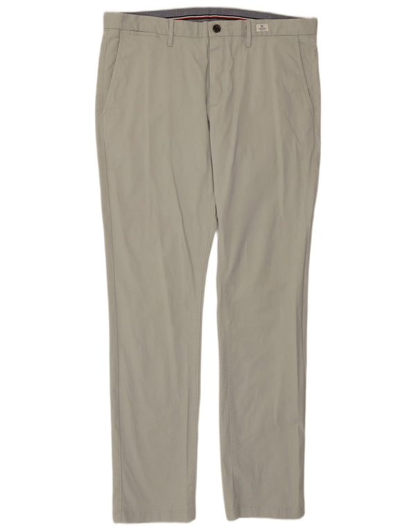 Tommy Hilfiger Herre Slim Fit Chino Bukser W38 L34 Blå Bomuld