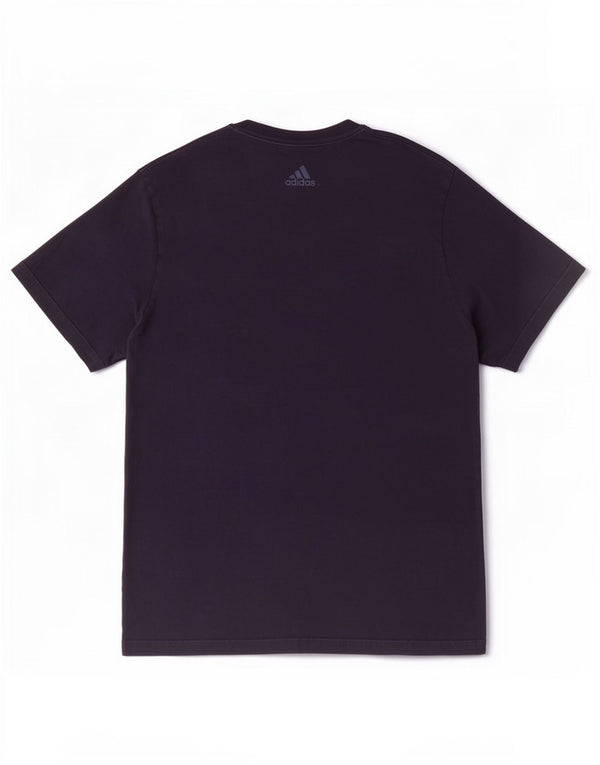 Adidas Grafisk T-shirt top til mænd 2XL marineblå bomuld