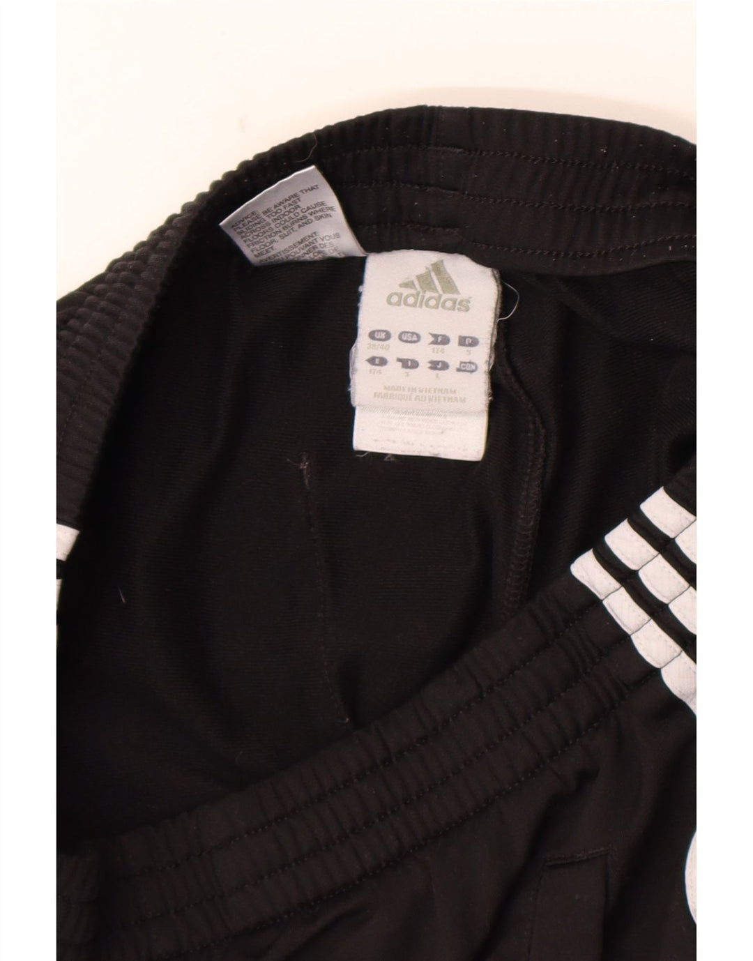 Adidas Træningsdragtsbukser til mænd UK 38/40 Medium Sort Polyester