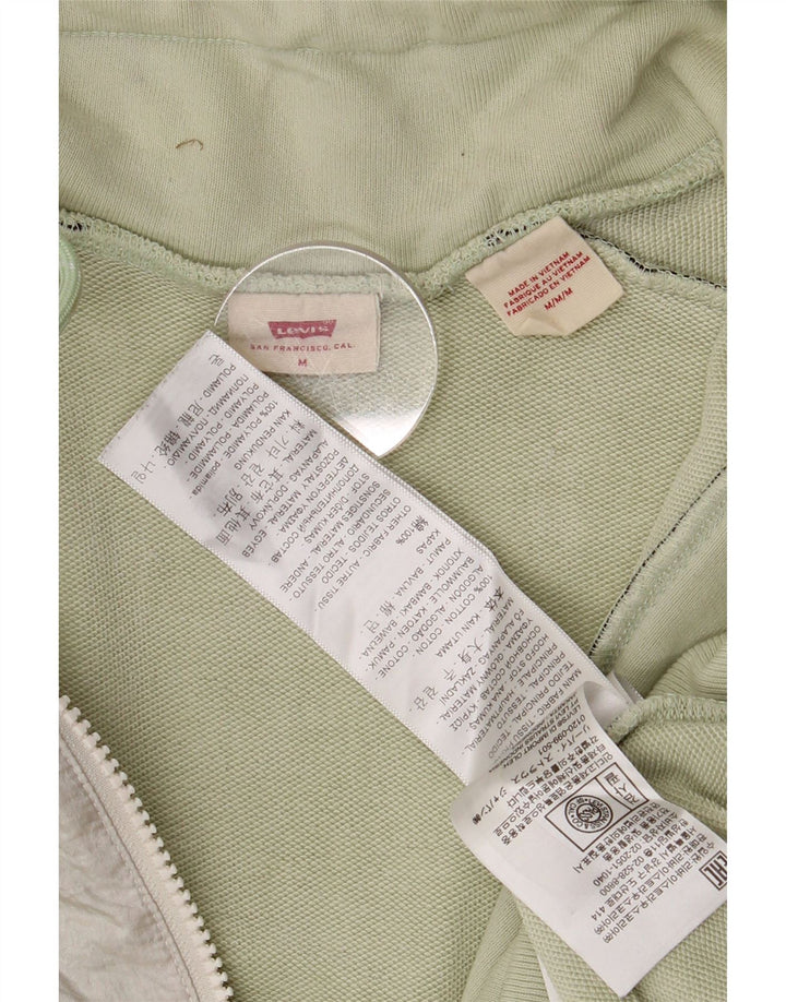 Levi's Sweatshirt med lynlås til kvinder DK 14 Medium Green Colourblock
