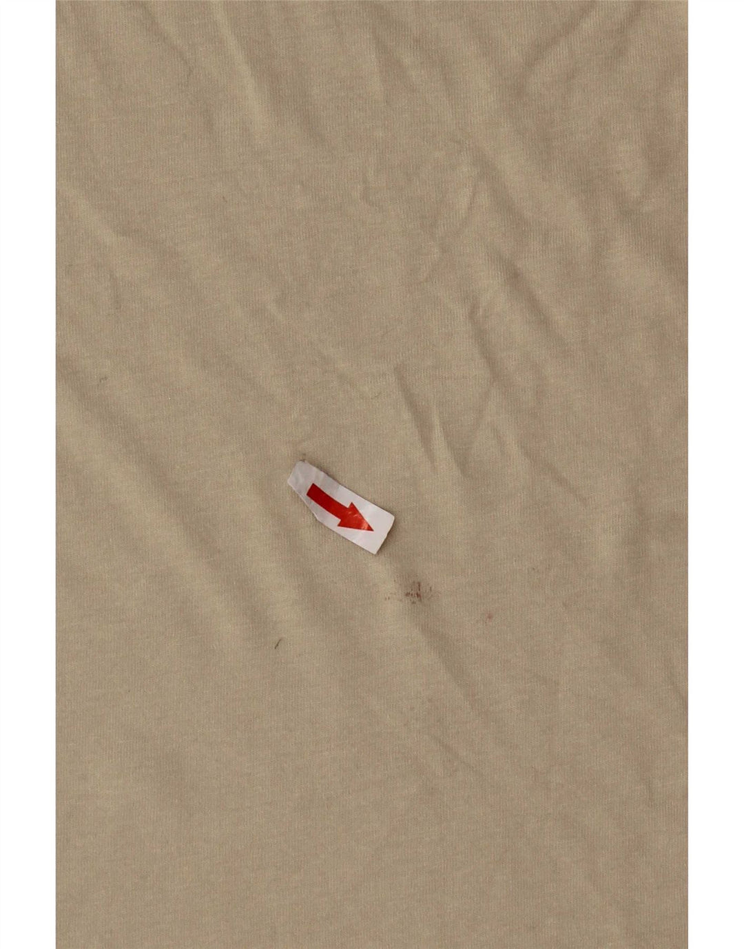 Ted Baker Dame T-Shirt Top Størrelse 4 Stor Beige Bomuld