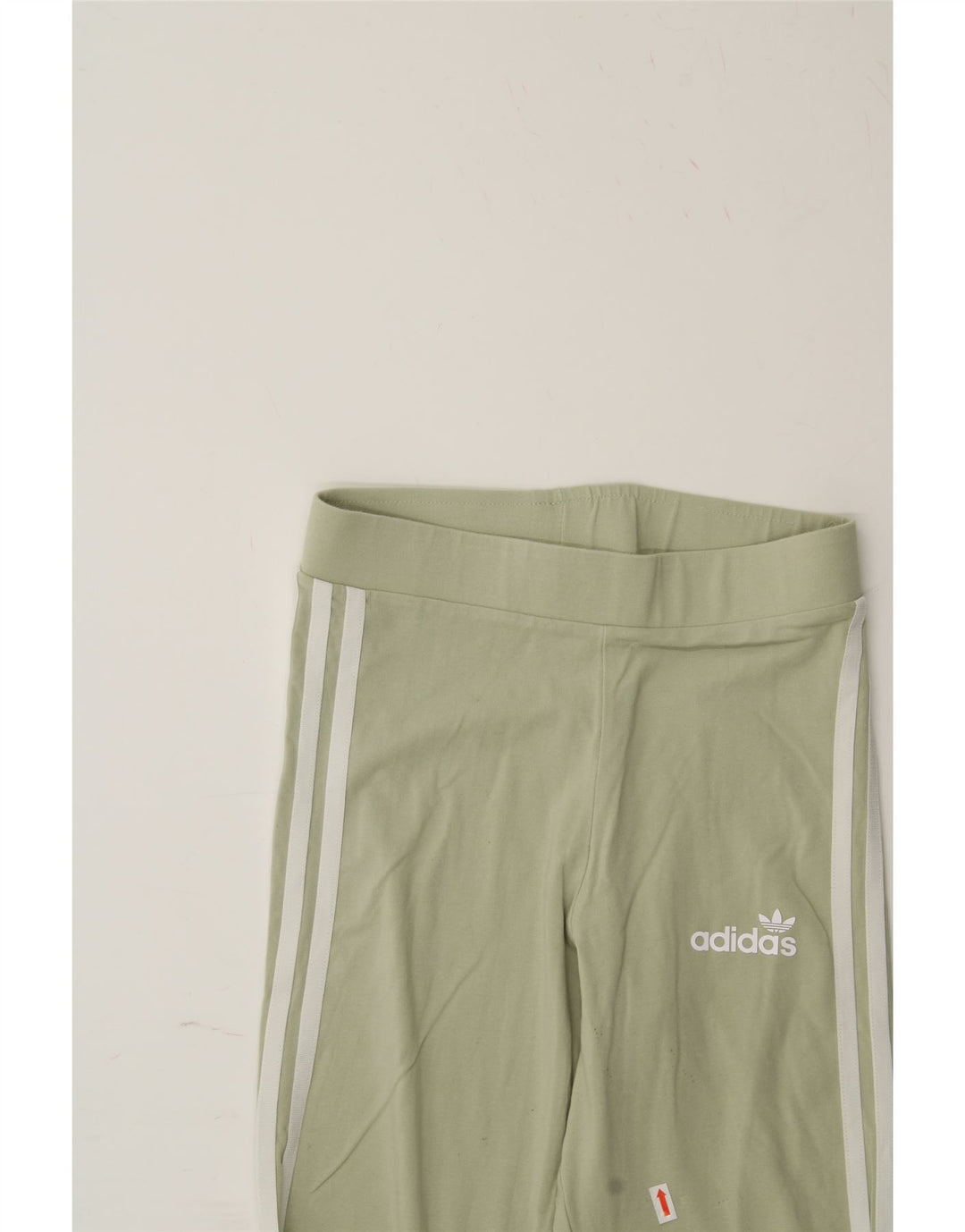 ADIDAS Womens Leggings UK 10 Small Green Cotton Vintage Adidas and Second-Hand Adidas from Messina Hembry 