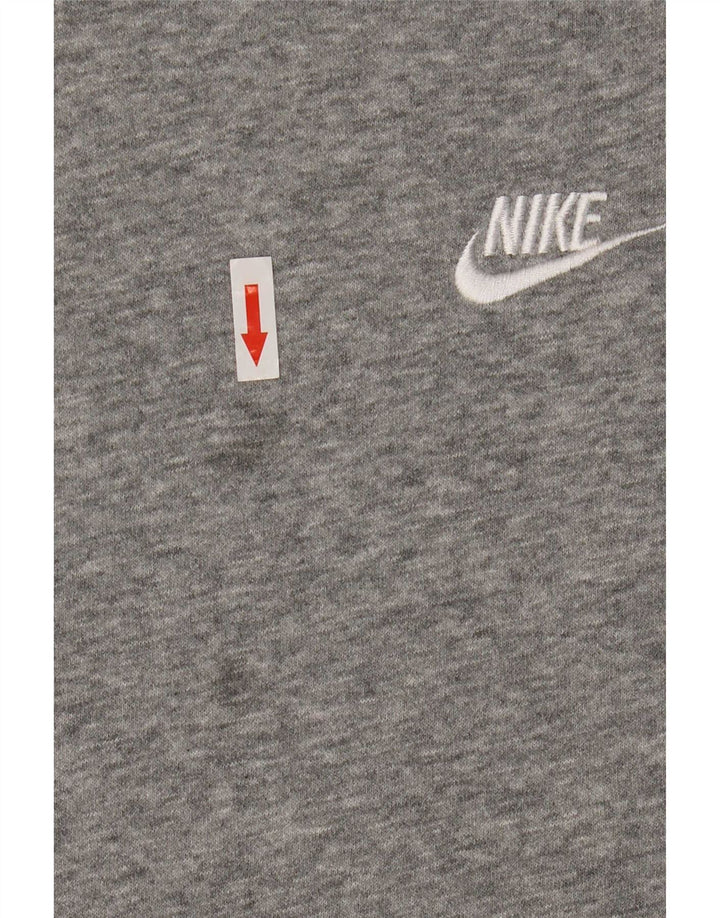 Nike Herre hættetrøje Jumper Large Grå Flecked Bomuld