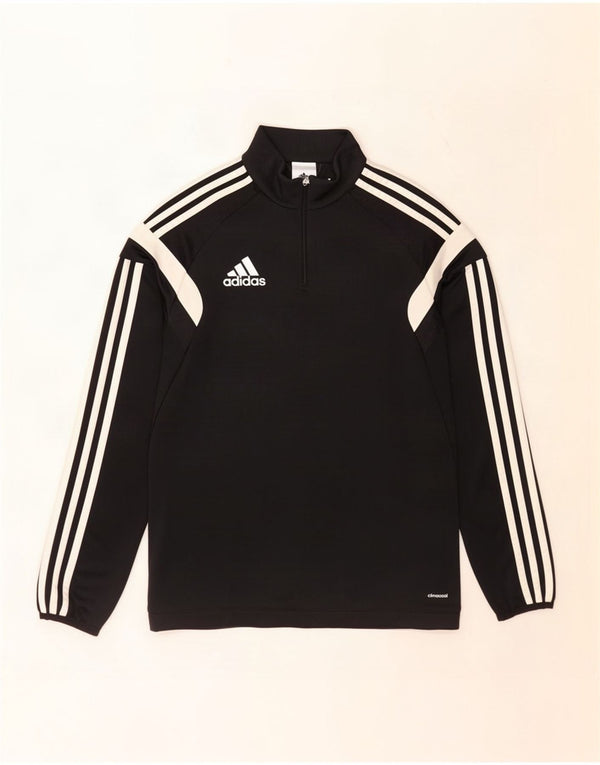 Adidas Boys Climacool Sweatshirt Jumper 13-14 år XL Sort Colourblock