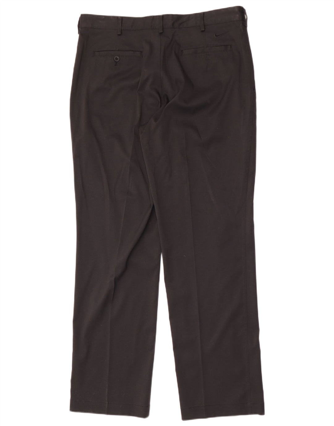 NIKE Dri Fit lige chinobukser til mænd W34 L32 sort polyester