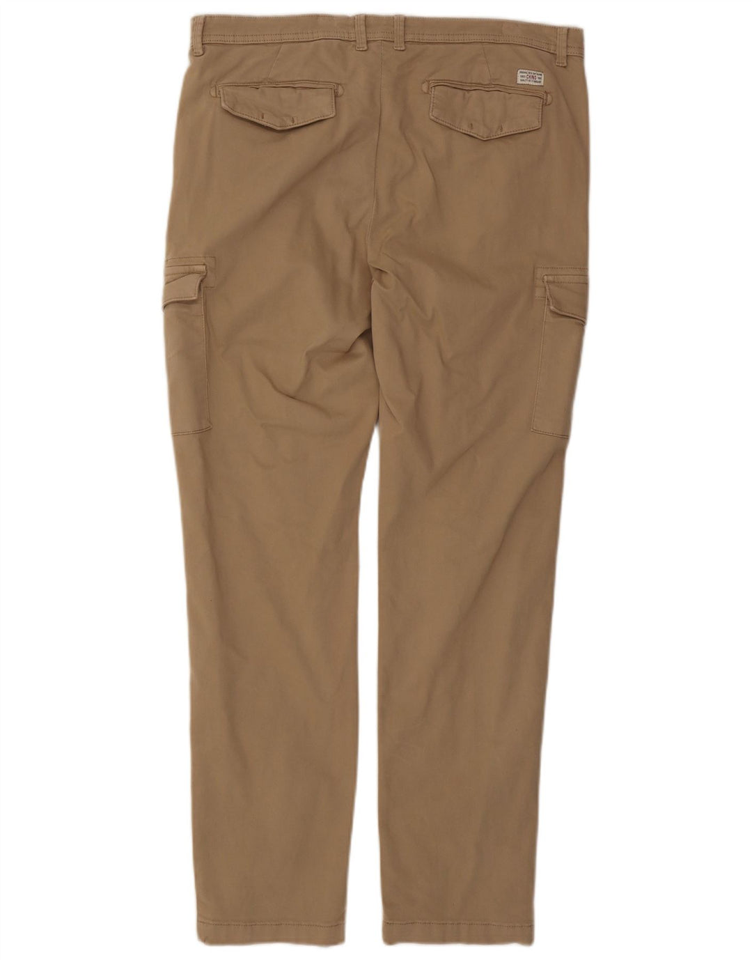 MARLBORO CLASSICS Mens Regular Fit Cargo Trousers IT 52 XL W38 L31 Beige