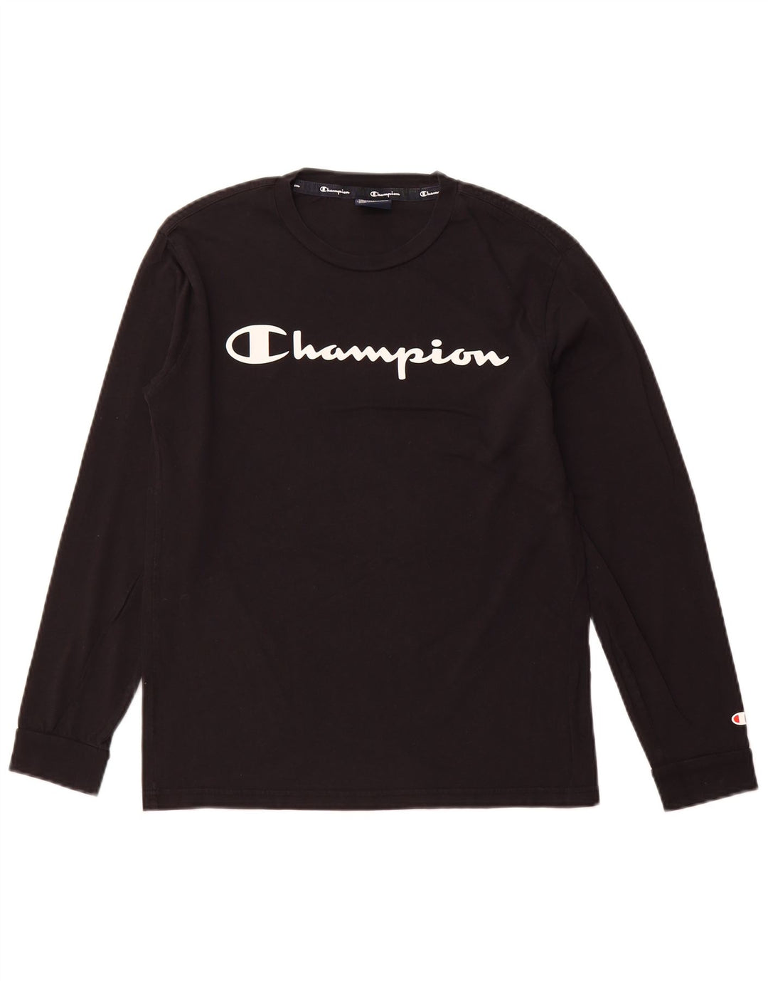 CHAMPION Herre Grafisk Top Langærmet XS Sort