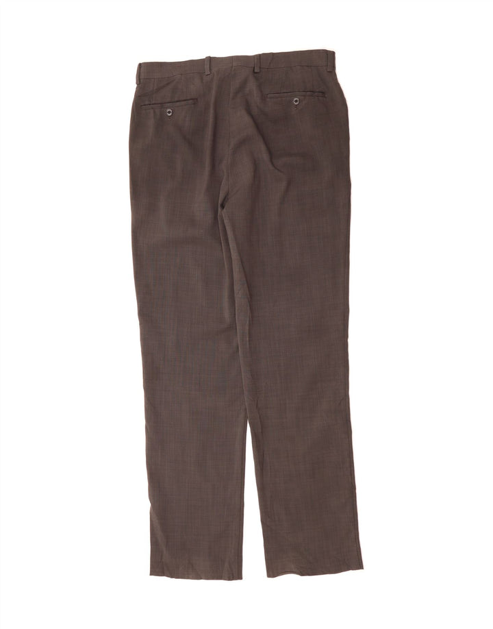 MICHAEL KORS Mens Pegged Suit Trousers W36 L35 Grey Polyester Vintage Michael Kors and Second-Hand Michael Kors from Messina Hembry 