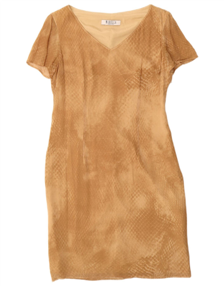 Marella Damesæt 2 stk IT 42 Medium Beige Animal Print Viscose