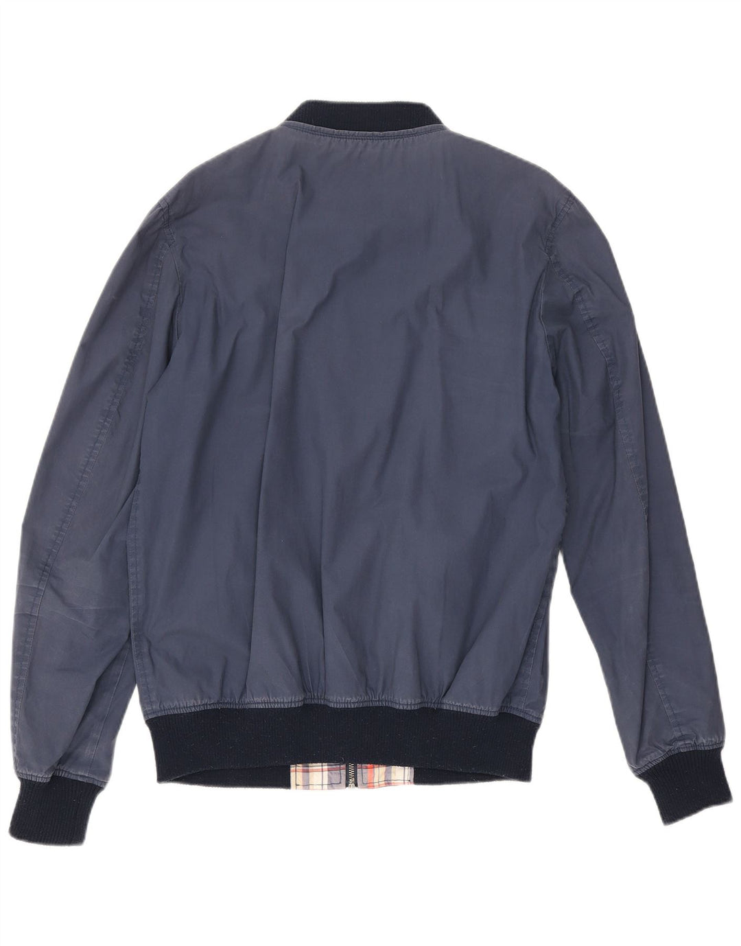 Tommy Hilfiger Herre Bomber Jacket UK 38 Medium Navy Blue Colourblock