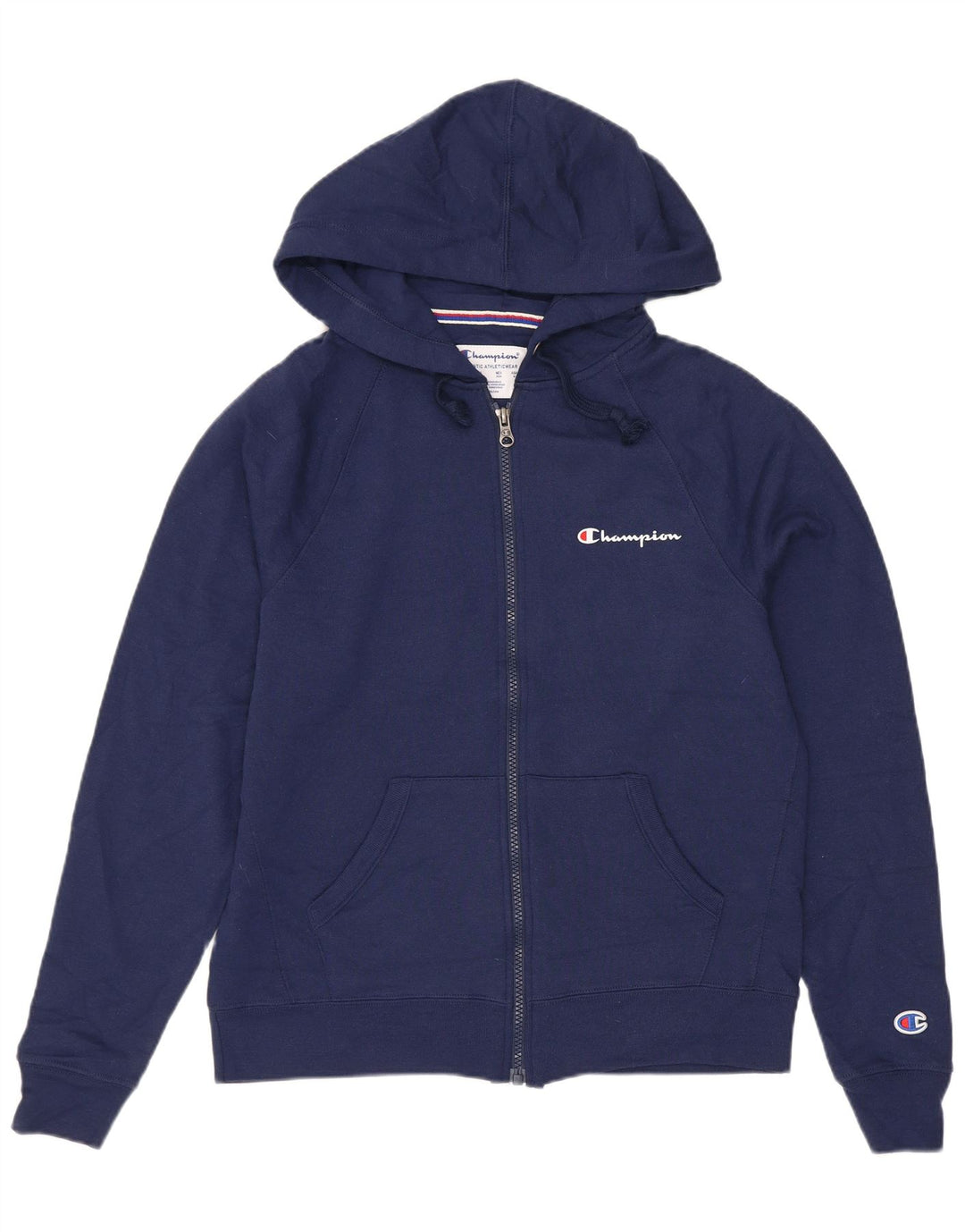 CHAMPION Dame Oversized hættetrøje med lynlås UK 6 XS Marineblå polyester