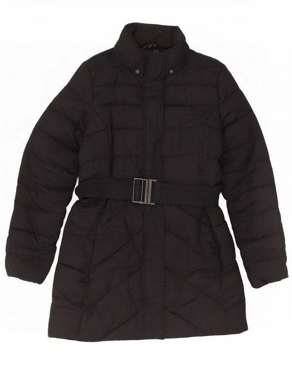 Barbour Womens Polstret Frakke UK 14 Stor sort sildeben