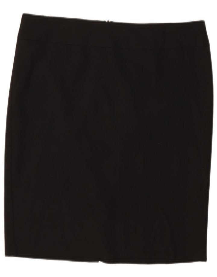 Benetton lige nederdel til kvinder IT 46 Large W32 sort polyester
