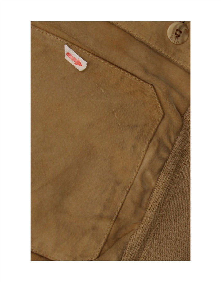 Conbipel Herre Ruskind Bomber Jacket IT 56 2XL Beige Læder