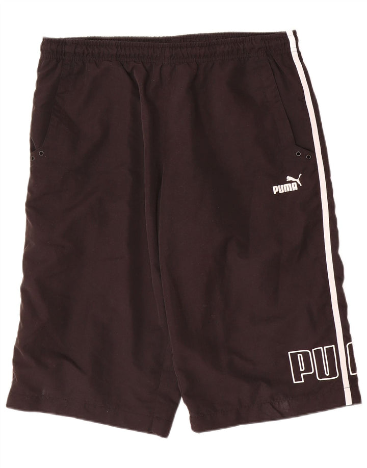 Puma Herre Grafiske Bermuda Sportshorts Medium Sort