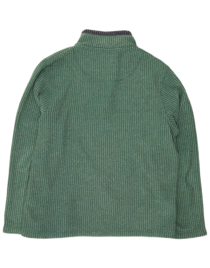 Weird Fish Herre lynlås hals Fleece Jumper XL Grøn Polyester