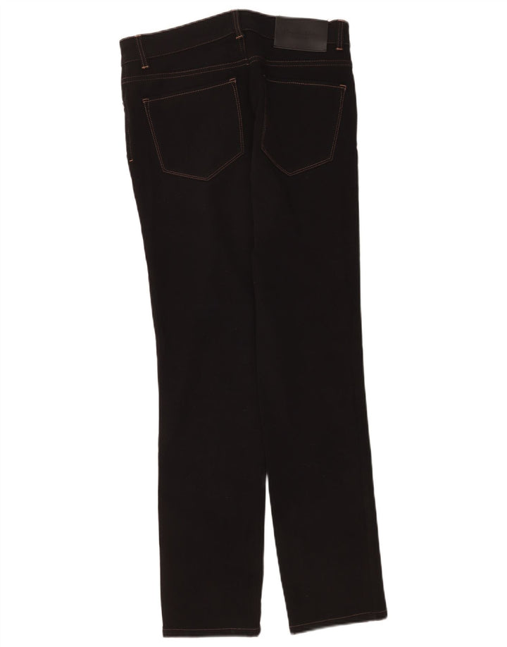 Massimo Dutti Dame Slim Jeans EU 38 Small W28 L30 Sort Bomuld