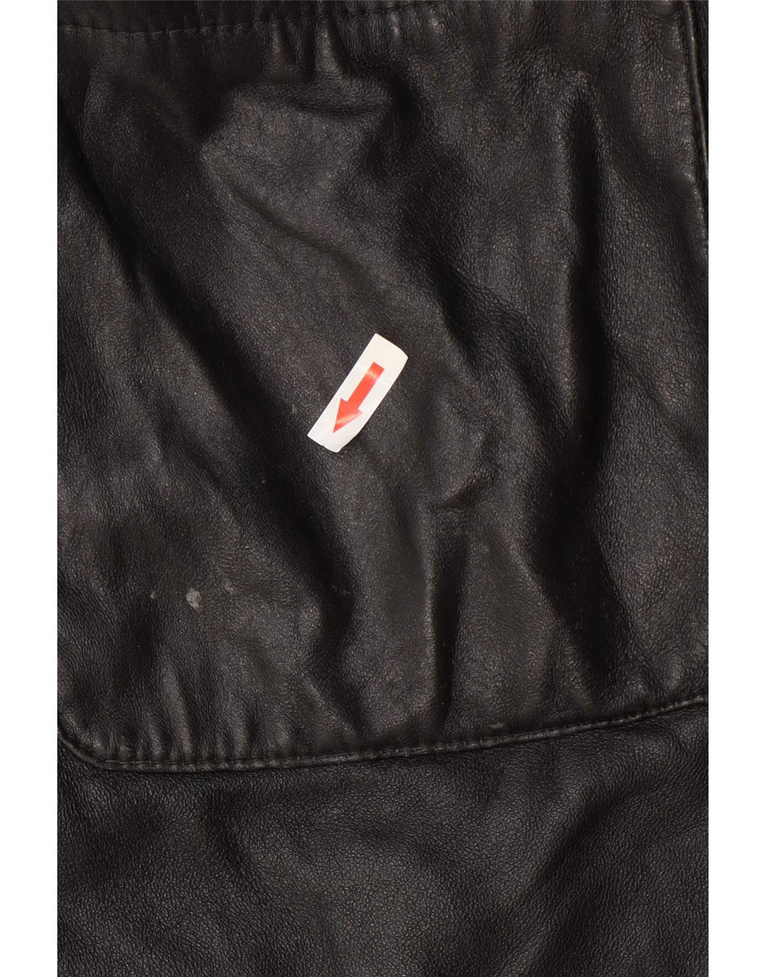 Vintage læderjakke til kvinder UK 12 Medium Black
