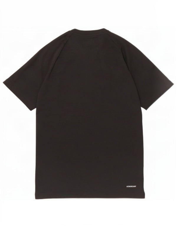Adidas Mens Aeroready T-Shirt Top Small Black Polyester