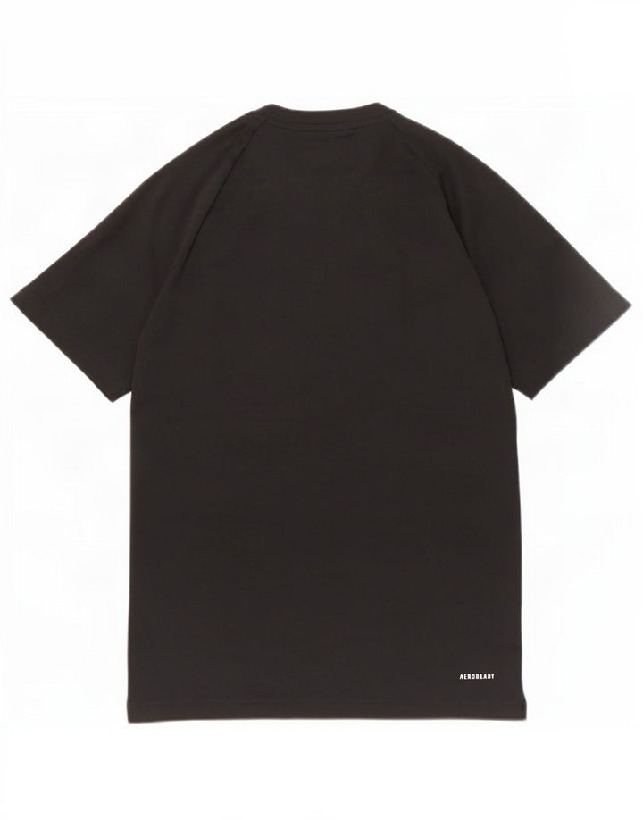 Adidas Herre Aeroready T-Shirt Top Lille Sort Polyester