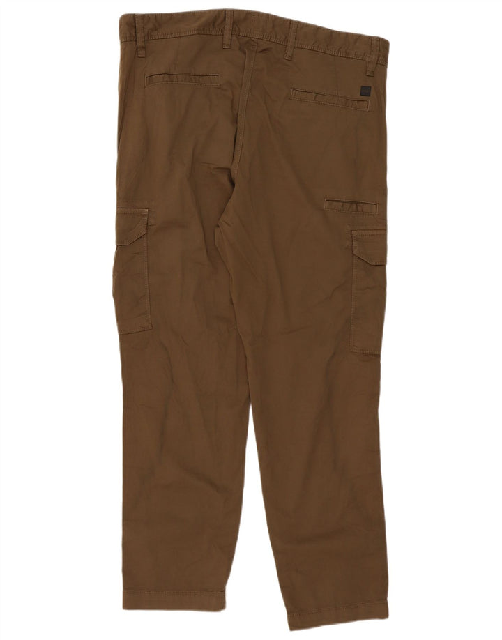 Hugo Boss Herre Slim Cargo Bukser W36 L29 Khaki Bomuld