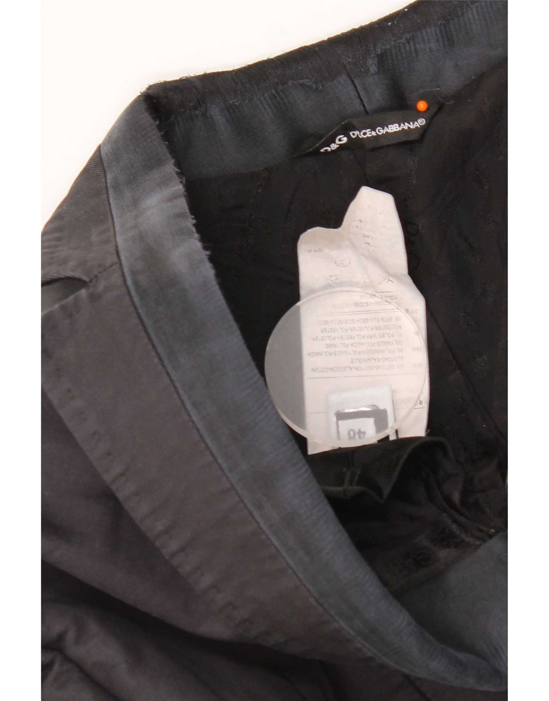 Dolce & Gabbana Herre 1 knap 2 stykke jakkesæt IT 48 Medium W32 L33 Marineblå