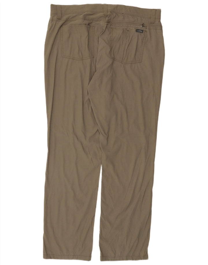 Eddie Bauer Straight Casual Bukser til mænd W36 L32 Grå Nylon