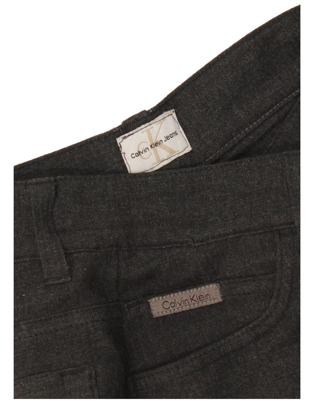 Calvin Klein Dame Bootcut Casual Bukser W28 L31 Grå