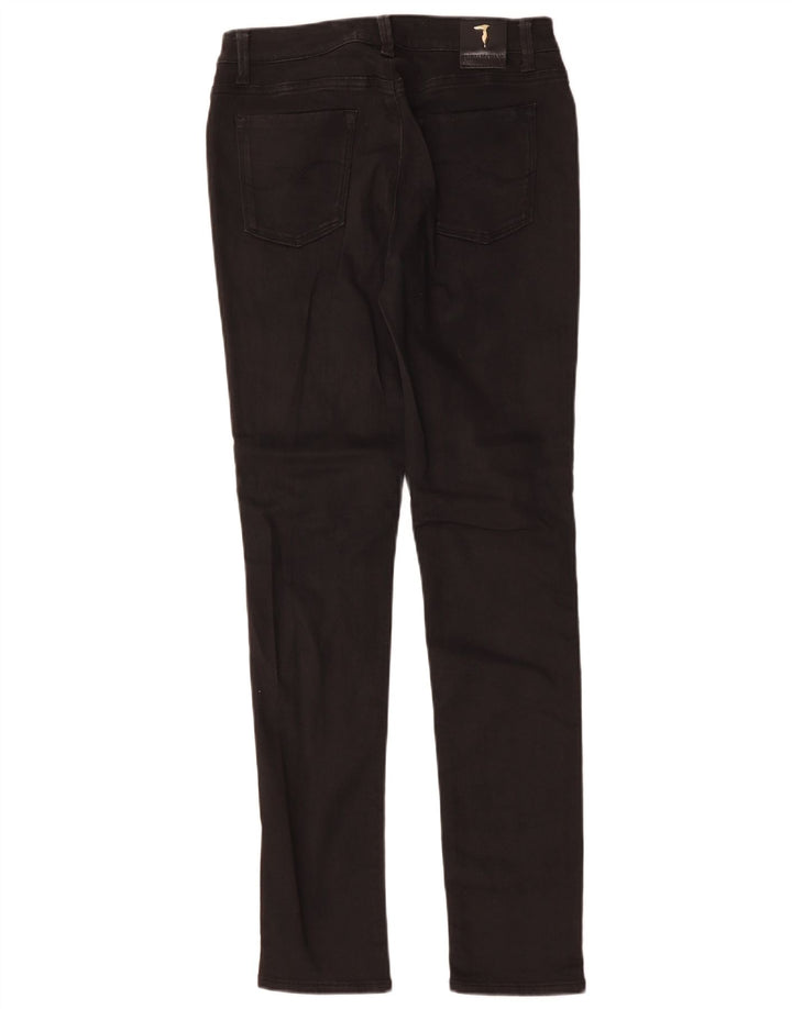 TRUSSARDI Dame Slim Jeans IT 43 Medium W29 L32 Sort Bomuld