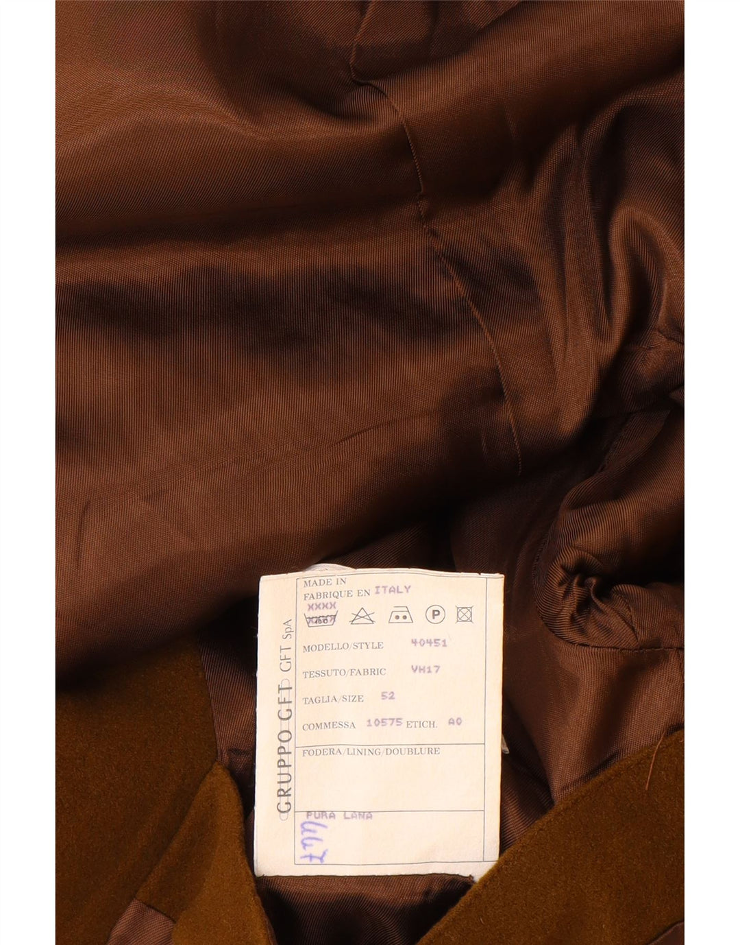 Valentino Herre 2-knaps blazerjakke IT 52 XL Brun Ny Uld