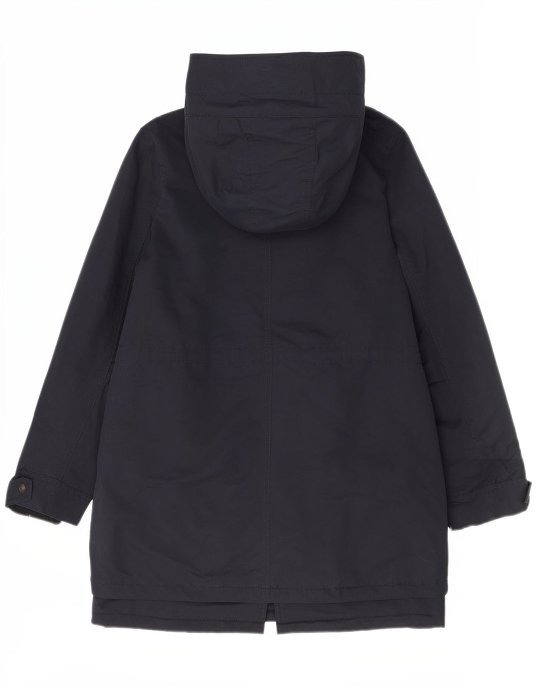 Marks & Spencer Sherpa Parkajakke med hætte til kvinder UK 12 Medium Navy Blue