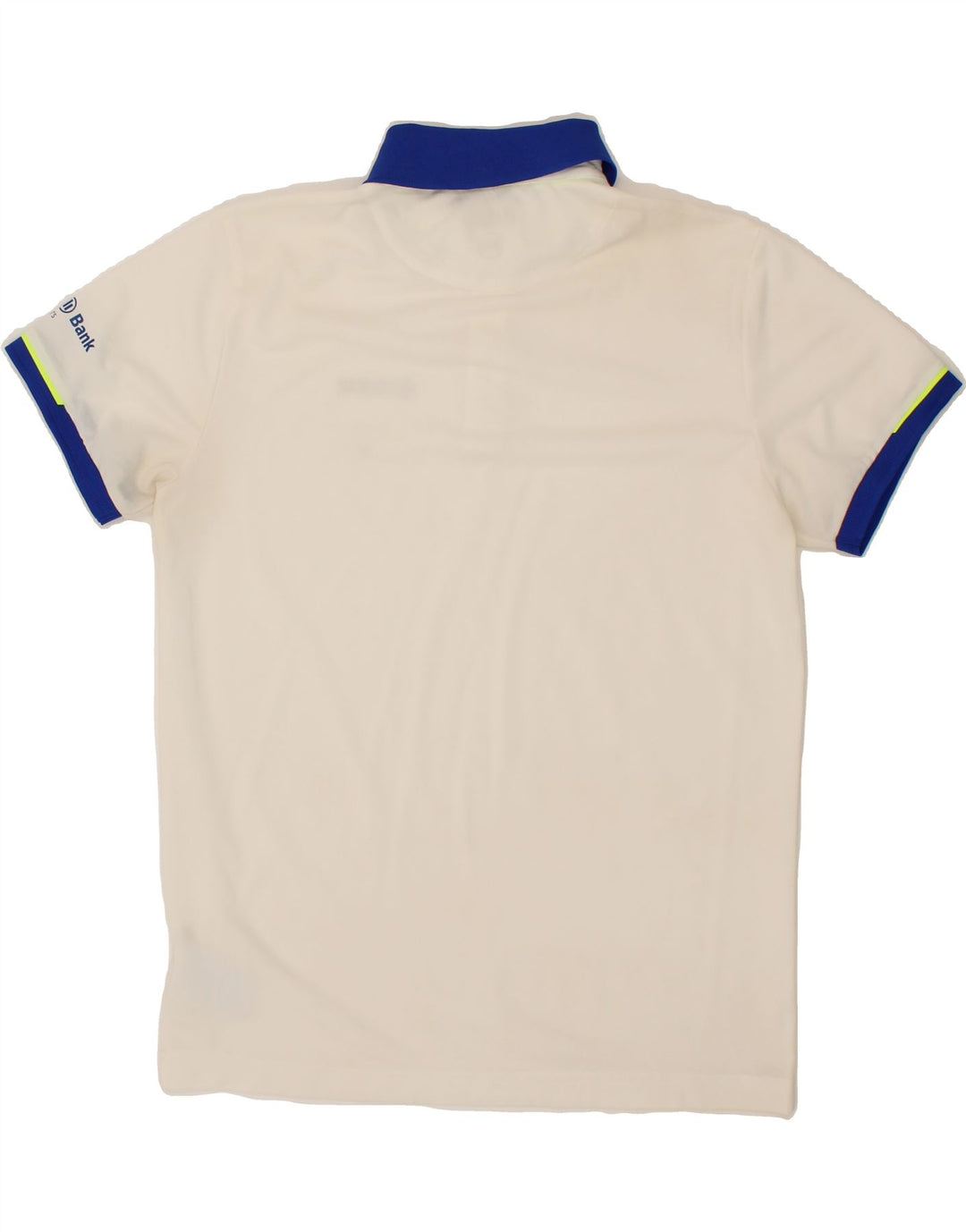 COLMAR Mens Polo Shirt Medium White Polyester Vintage Colmar and Second-Hand Colmar from Messina Hembry 