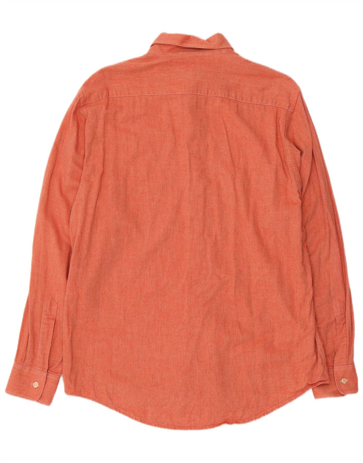 Trussardi Herreskjorte Medium Orange Bomuld