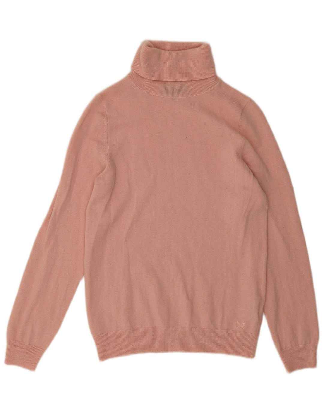 Besætningstøj Dame Rullehals Sweater UK 12 Medium Pink