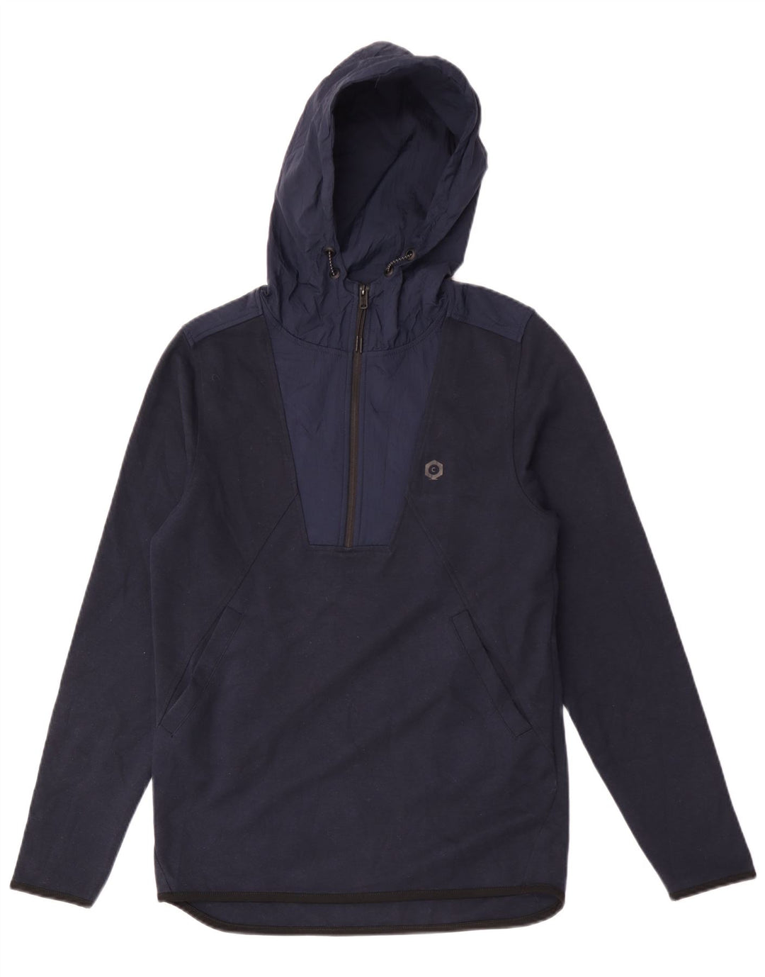 Jack & Jones Herre lynlås hættetrøje Jumper lille marineblå polyester