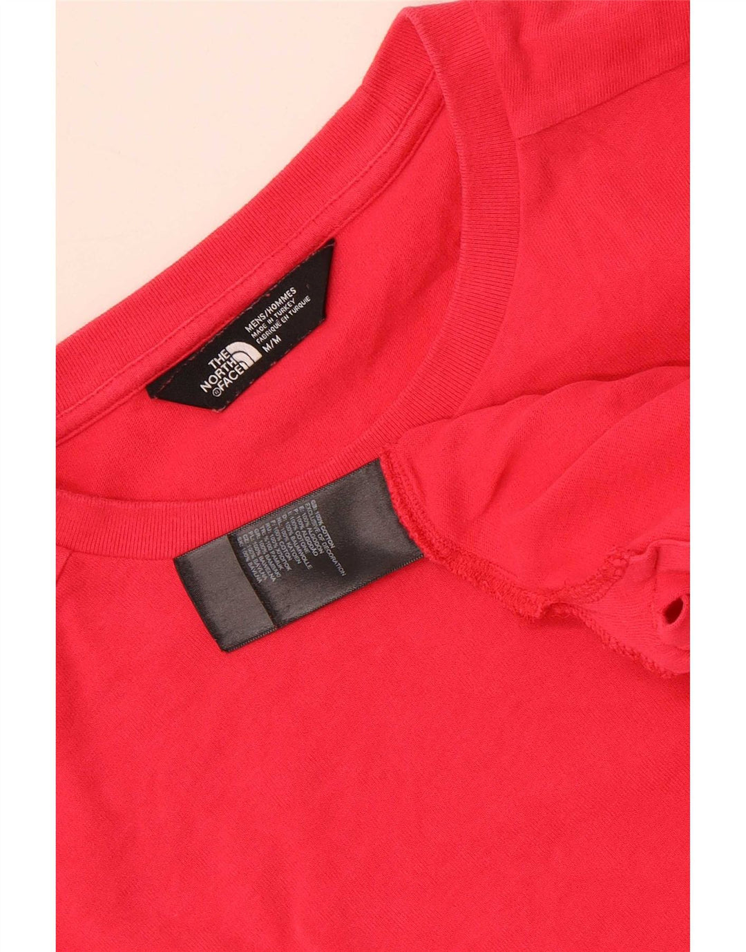 The North Face Herre T-Shirt Top Medium Pink Bomuld