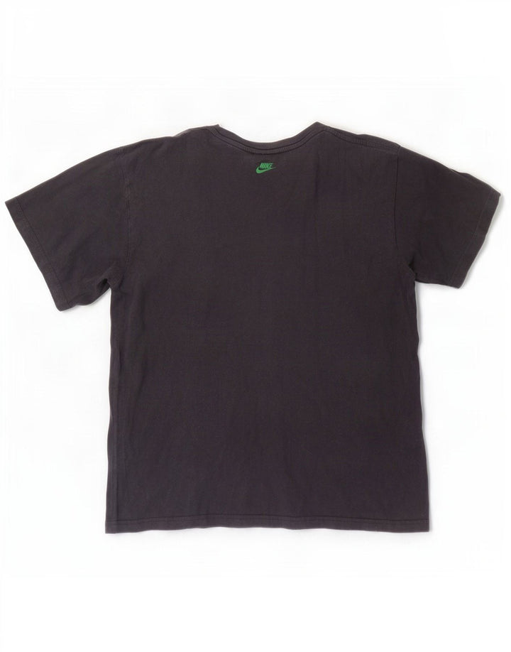 Nike grafisk T-shirt top til mænd XL sort bomuld